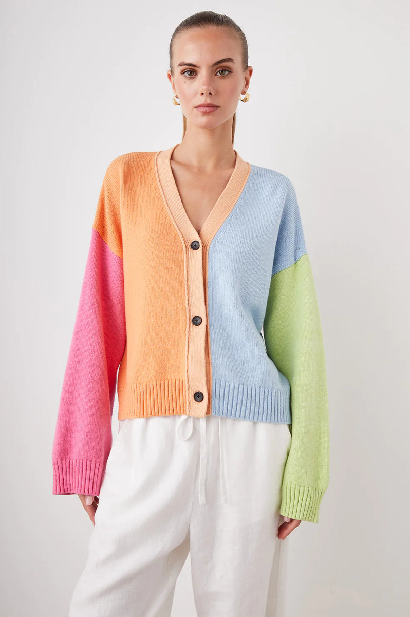 Reese Cardigan - Multi Pastel - Rails – Belle's Boutique Muskoka