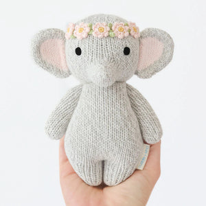 Baby Elephant - Blush Floral | Cuddle & Kind