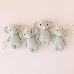 Baby Elephant - Blush Floral | Cuddle & Kind