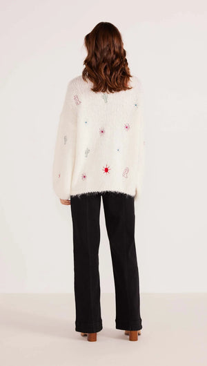 Rosalie Motif Knit Caridgan | MINKPINK