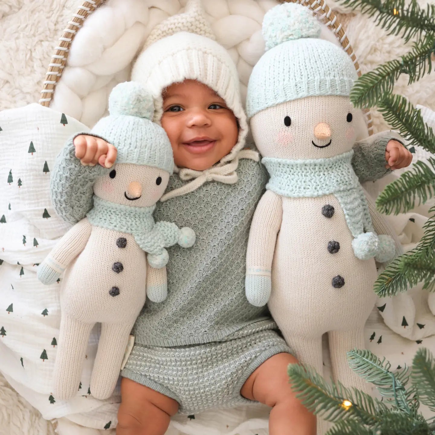 Spruce the Snowman - Little 13" | Cuddle & Kind