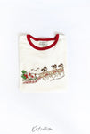 HO HO HO Merry Christmas Red Ringer Tee | CHRISTMAS DROP