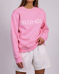 "Blonde" Core Crew in Baby Pink | BTL