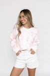 Bow Cardigan In Pink Combo | Smash & Tess