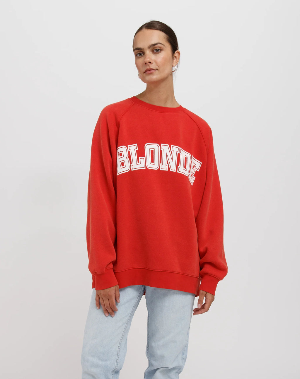 "Blonde" Not Your Boyfriend's Crew - Washed Red | BTL