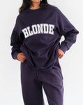 "Blonde" Varsity Hair Colour Not Your Boyfriend's Crew - Navy | BTL
