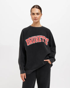 "Brunette" Not Your Boyfriend's Crew - Washed Black | BTL