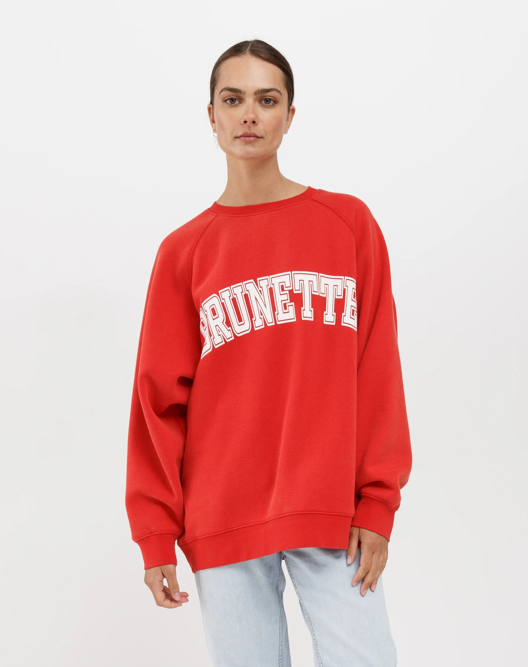 "Brunette" Not Your Boyfriend's Crew - Washed Red | BTL