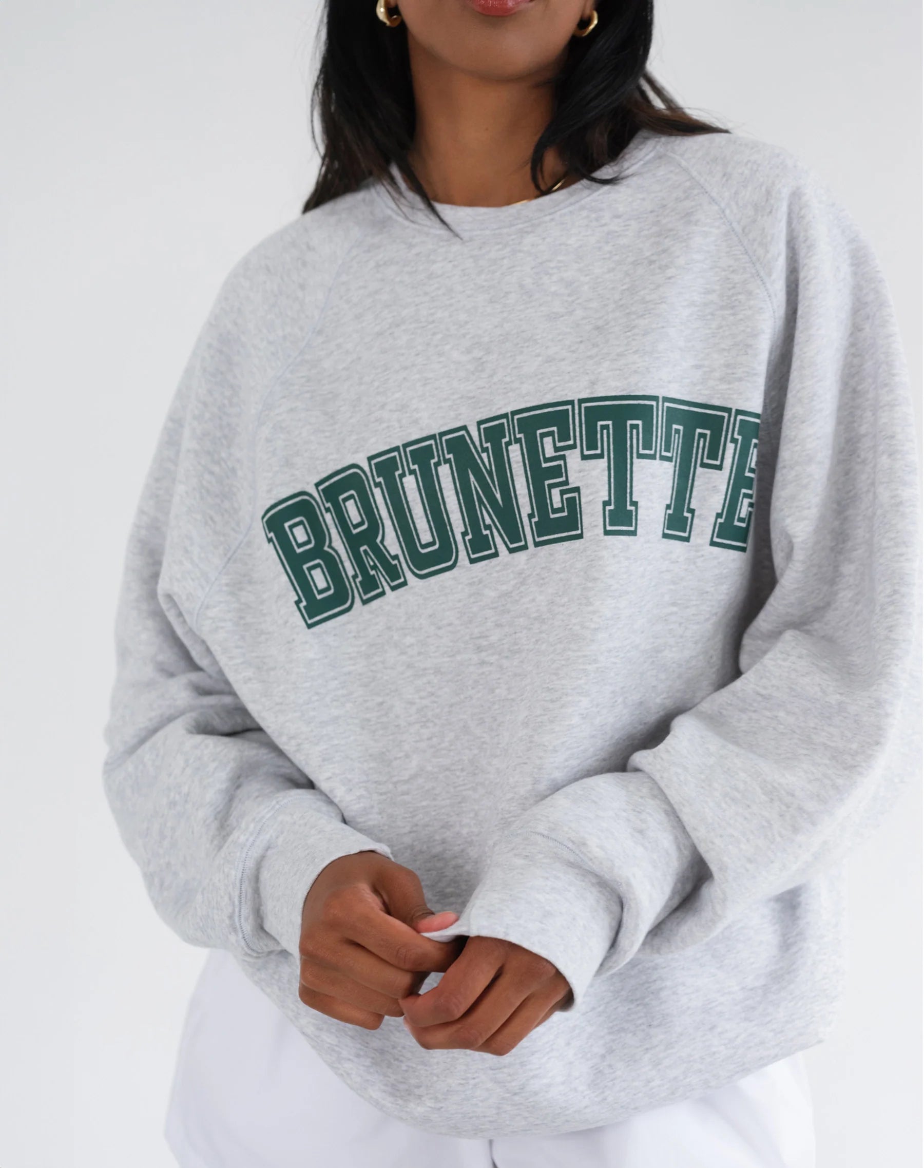 "Brunette" Varsity Hair Colour Not Your Boyfriend's Crew - Grey W/ Green | BTL