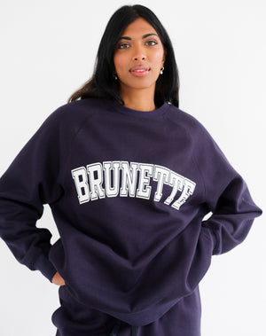 "Brunette" Varsity Hair Colour Not Your Boyfriend's Crew - Navy | BTL7