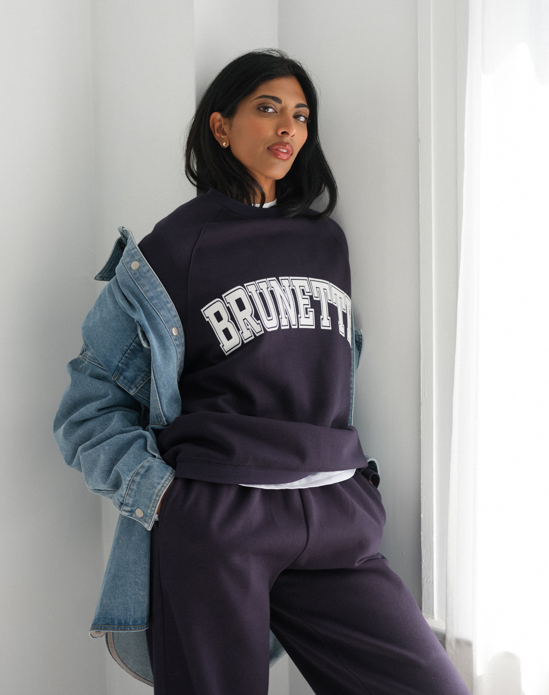 "Brunette" Varsity Hair Colour Not Your Boyfriend's Crew - Navy | BTL7