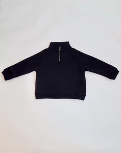 Kids Best Friend Half Zip - black | BTL