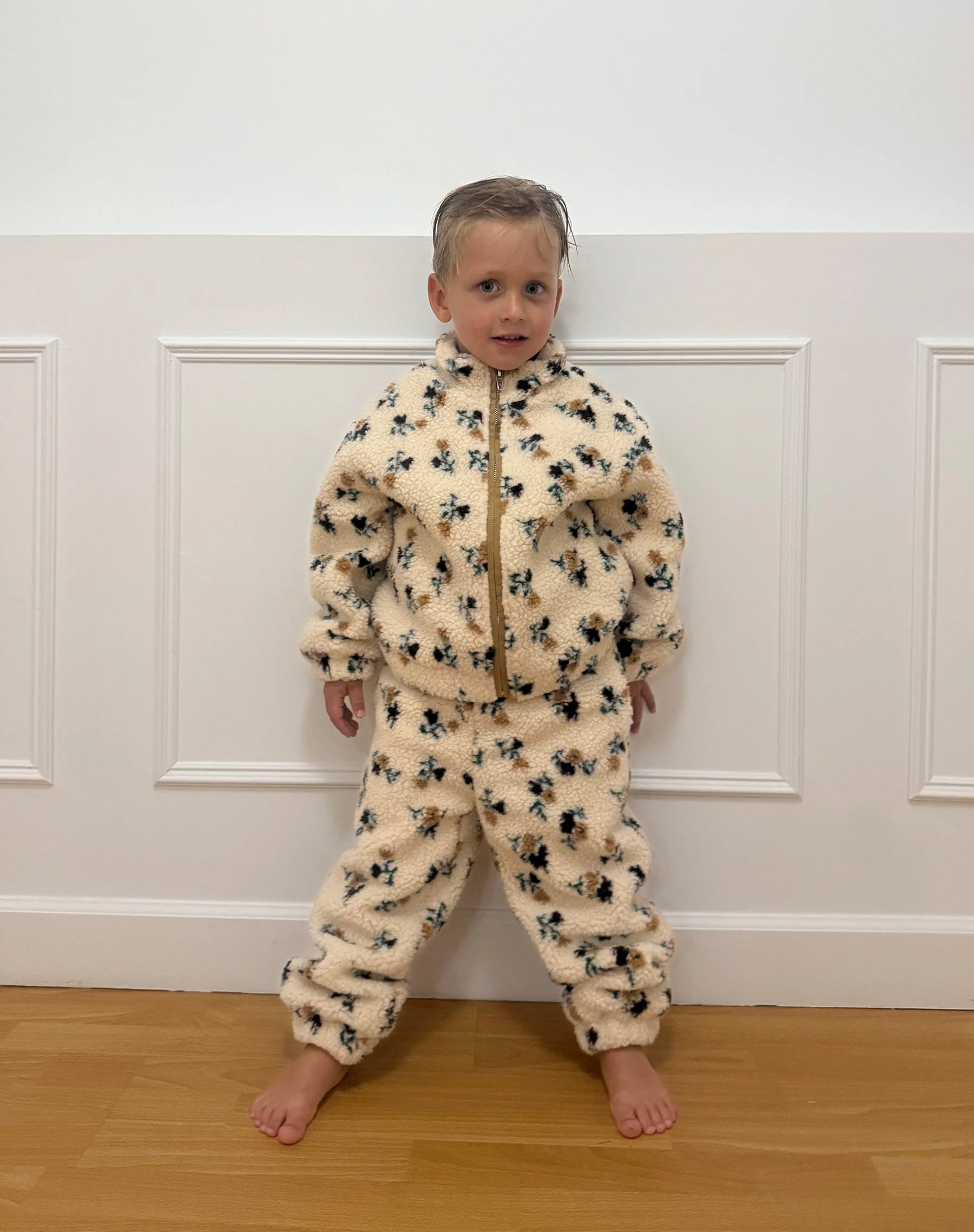 Kids Floral Sherpa Jacket | BTL