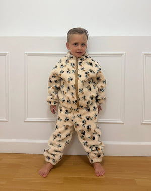 Kids Floral Sherpa Joggers | BTL