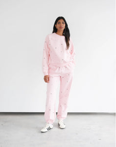 "Be Kind" All Over Floral Oversized Joggers | BTL