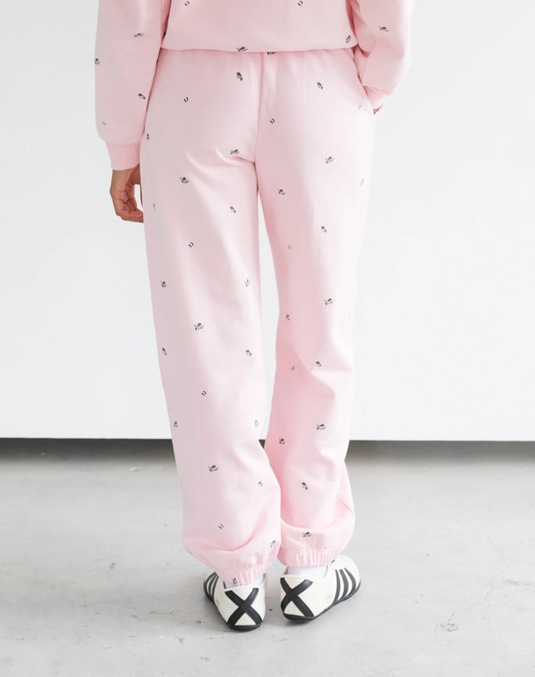 "Be Kind" All Over Floral Oversized Joggers | BTL