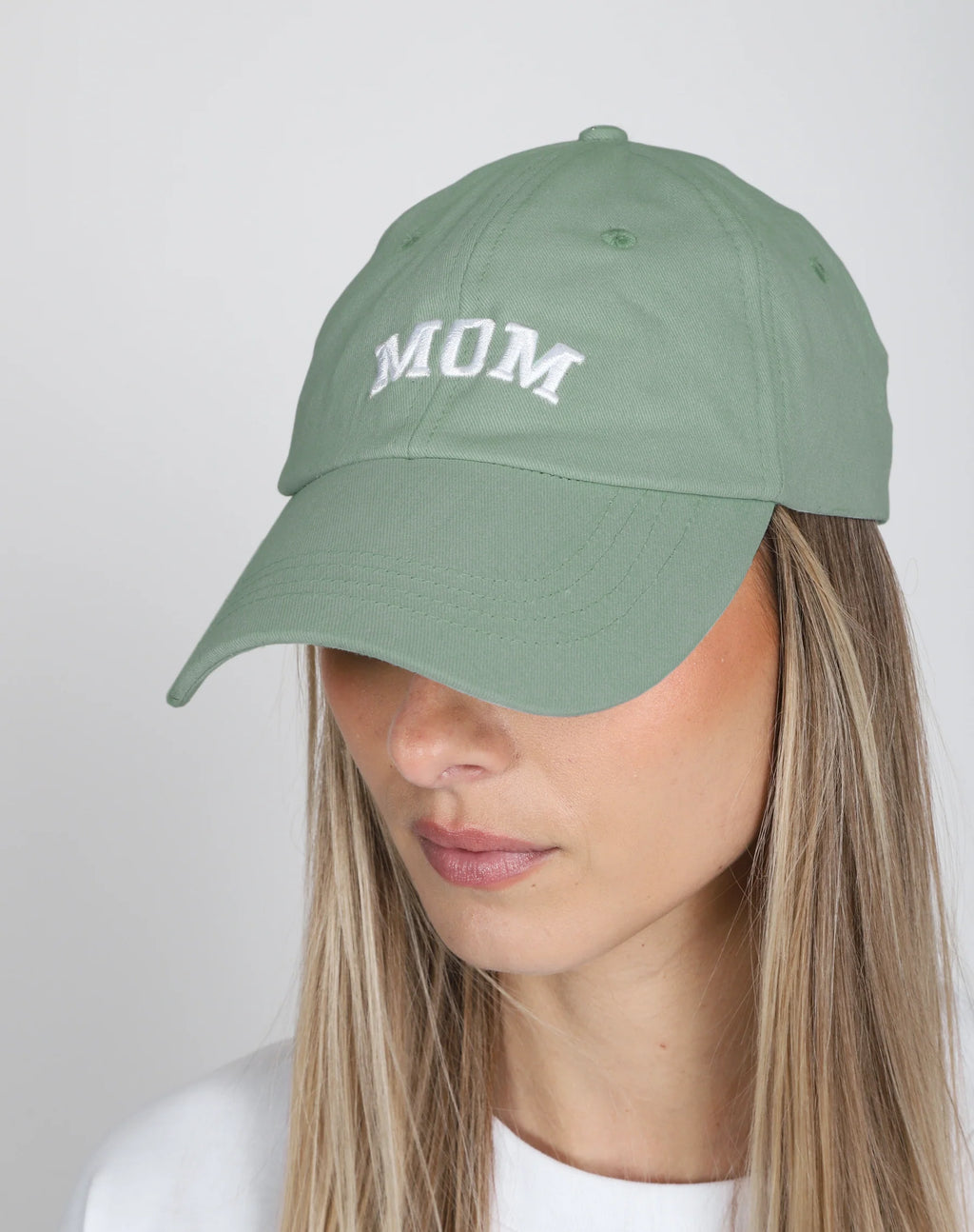 The"MOM" Baseball Hat - Sage - BTL