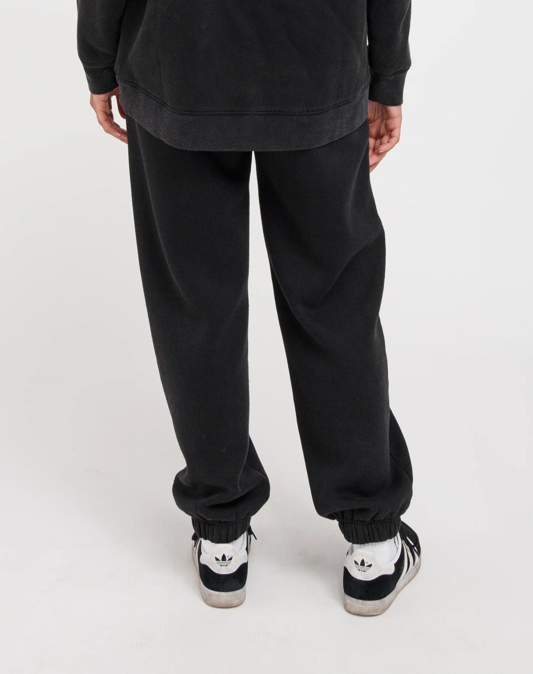 Oversized Jogger - Washed Black | BTL