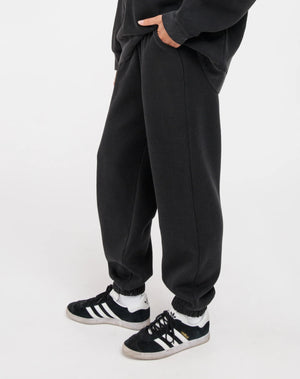 Oversized Jogger - Washed Black | BTL