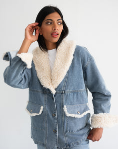 Denim Sherpa Jacket | BTL