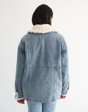 Denim Sherpa Jacket | BTL