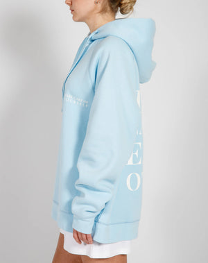 The "TAKE CARE" Not Your Boyfriend's Hoodie | Baby Blue - BTL