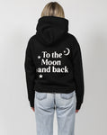 'To the Moon and Back’ Classic Hoodie | Black - BTL