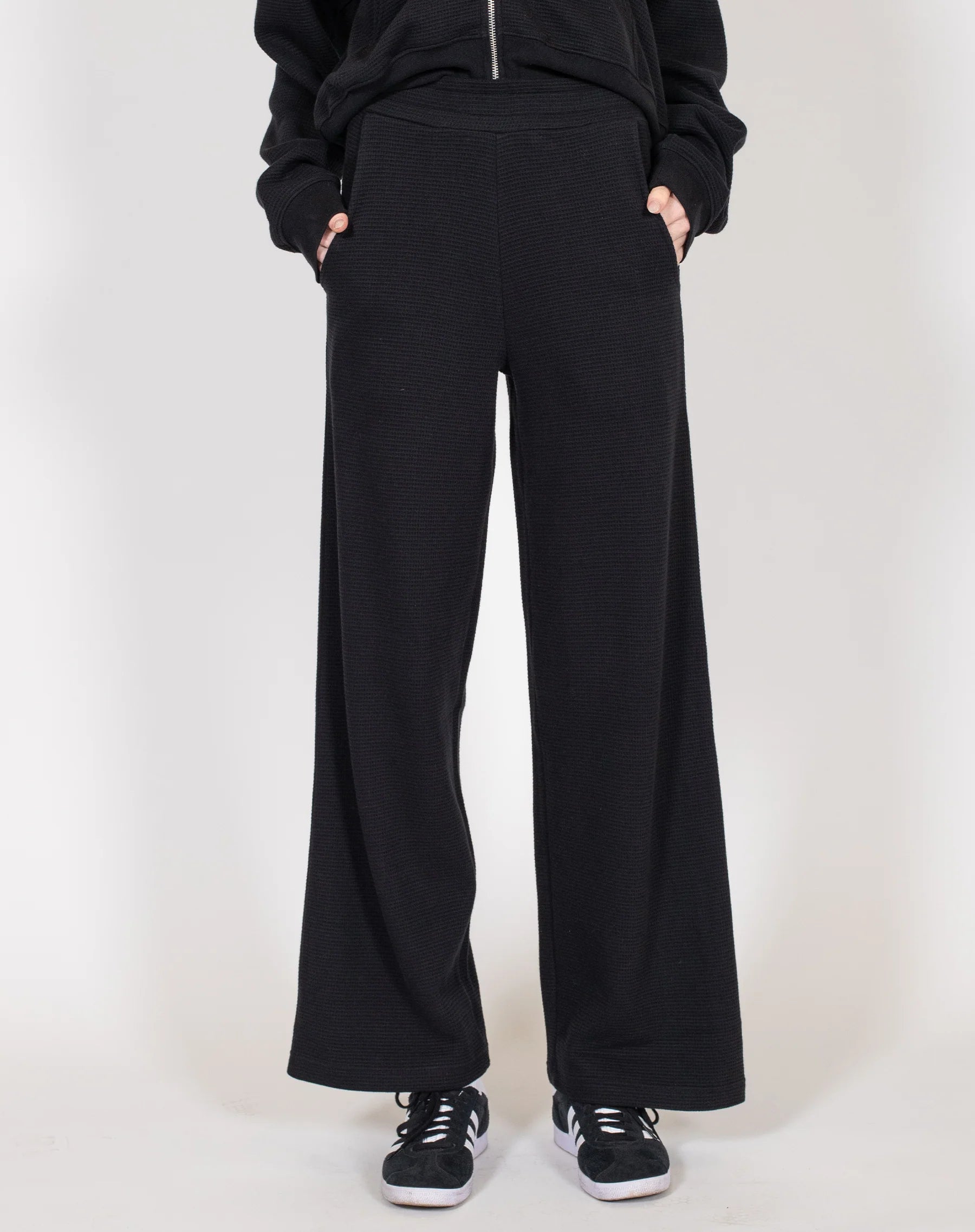 Waffle Wide Leg Pant | BTL