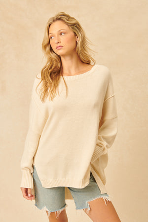 Carter Knit - Coconut | John & Jenn