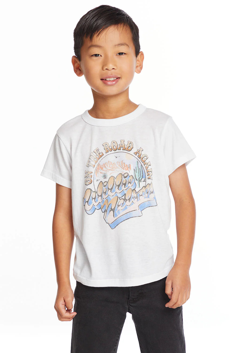 Willie Nelson On The Road Again - Boys Tee | Chaser Brand