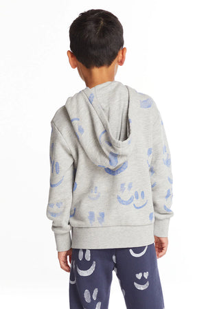 Smiles Boys Zip Up Hoodie | Chaser Brand