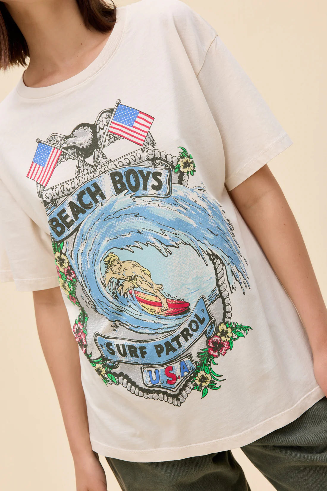 The Beach Boys Surf Patrol Boyfriend Tee | Daydreamer LA