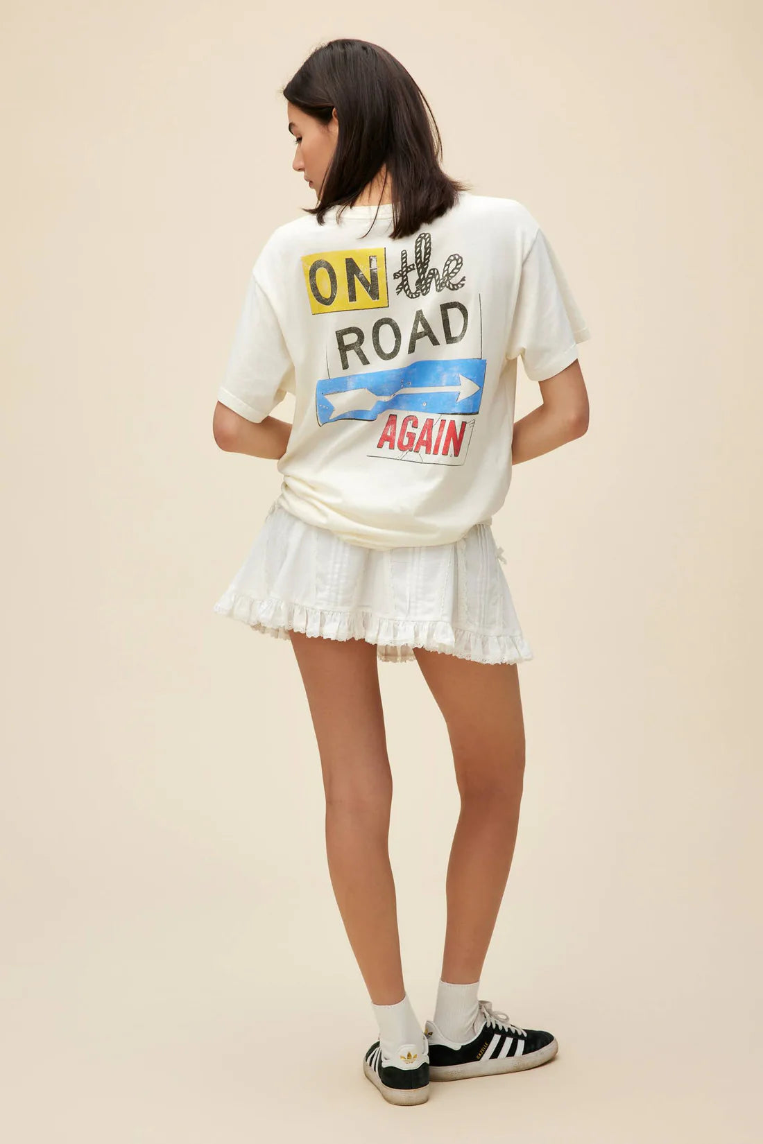 Willie Nelson On The Road Again Boyfriend Tee | Daydreamer LA