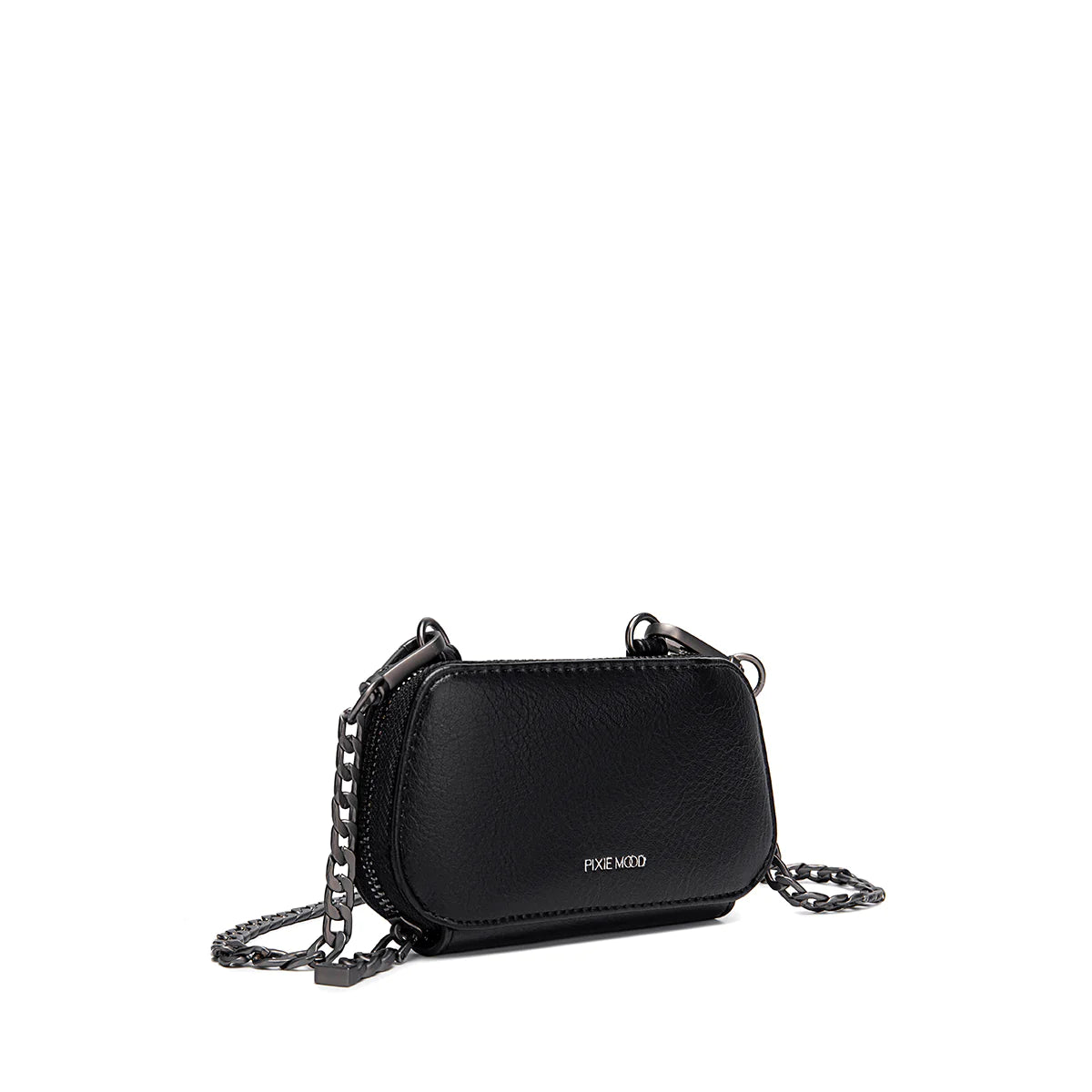 Charlie Micro Chain Bag - Black - Pixie Mood