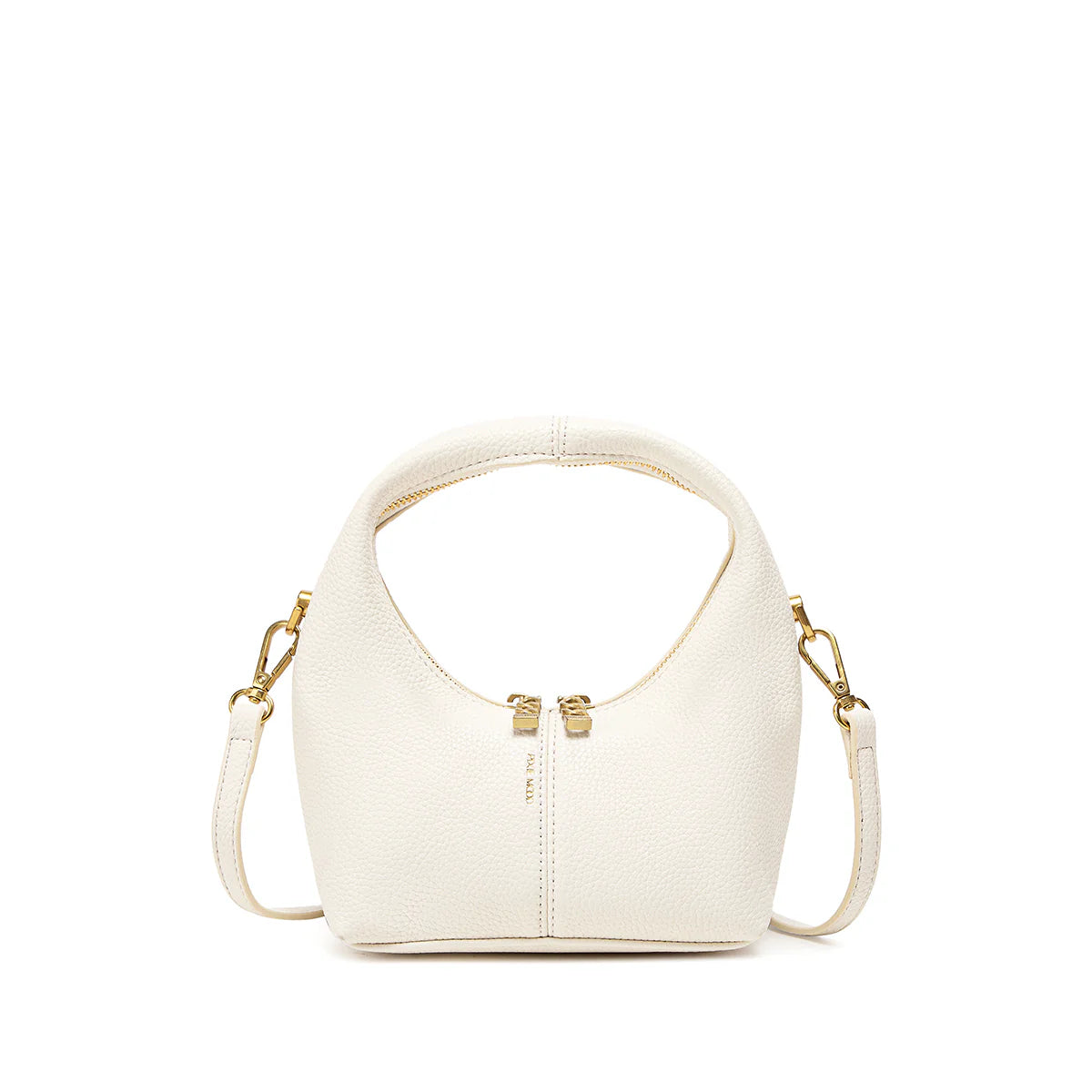 Circle Crossbody Bag - Cream Pebbled | Pixie Mood
