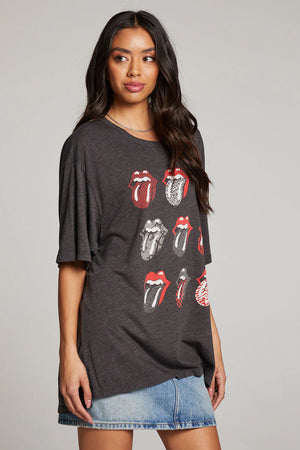 Rolling Stones Multi Logo - One Size Tee | Chaser Brand