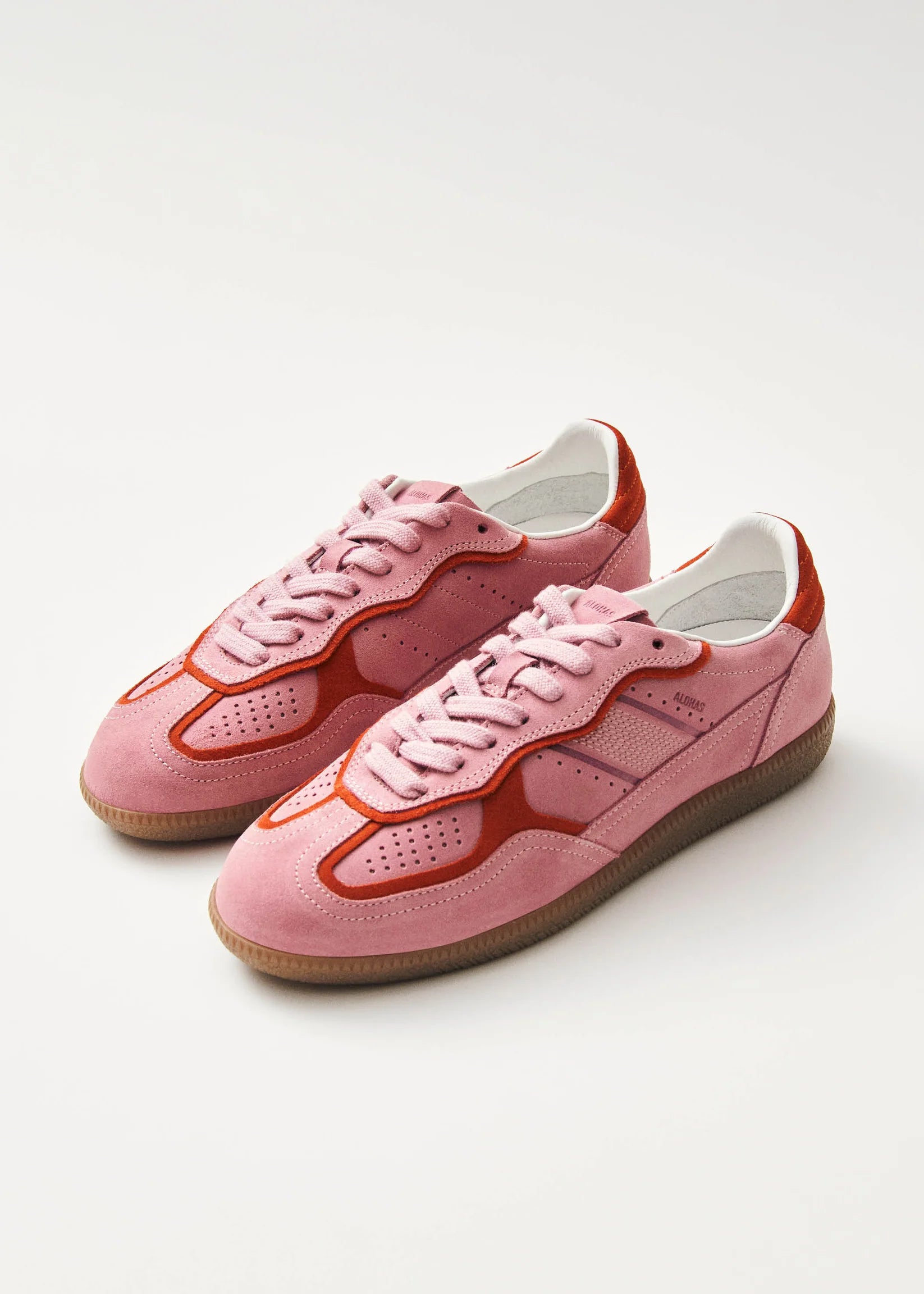 Sea Pink Leather Sneakers | Alohas