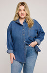 Whitney Denim Button Down Shirt | Gentle Fawn