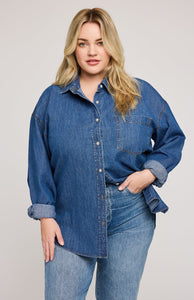 Whitney Denim Button Down Shirt | Gentle Fawn