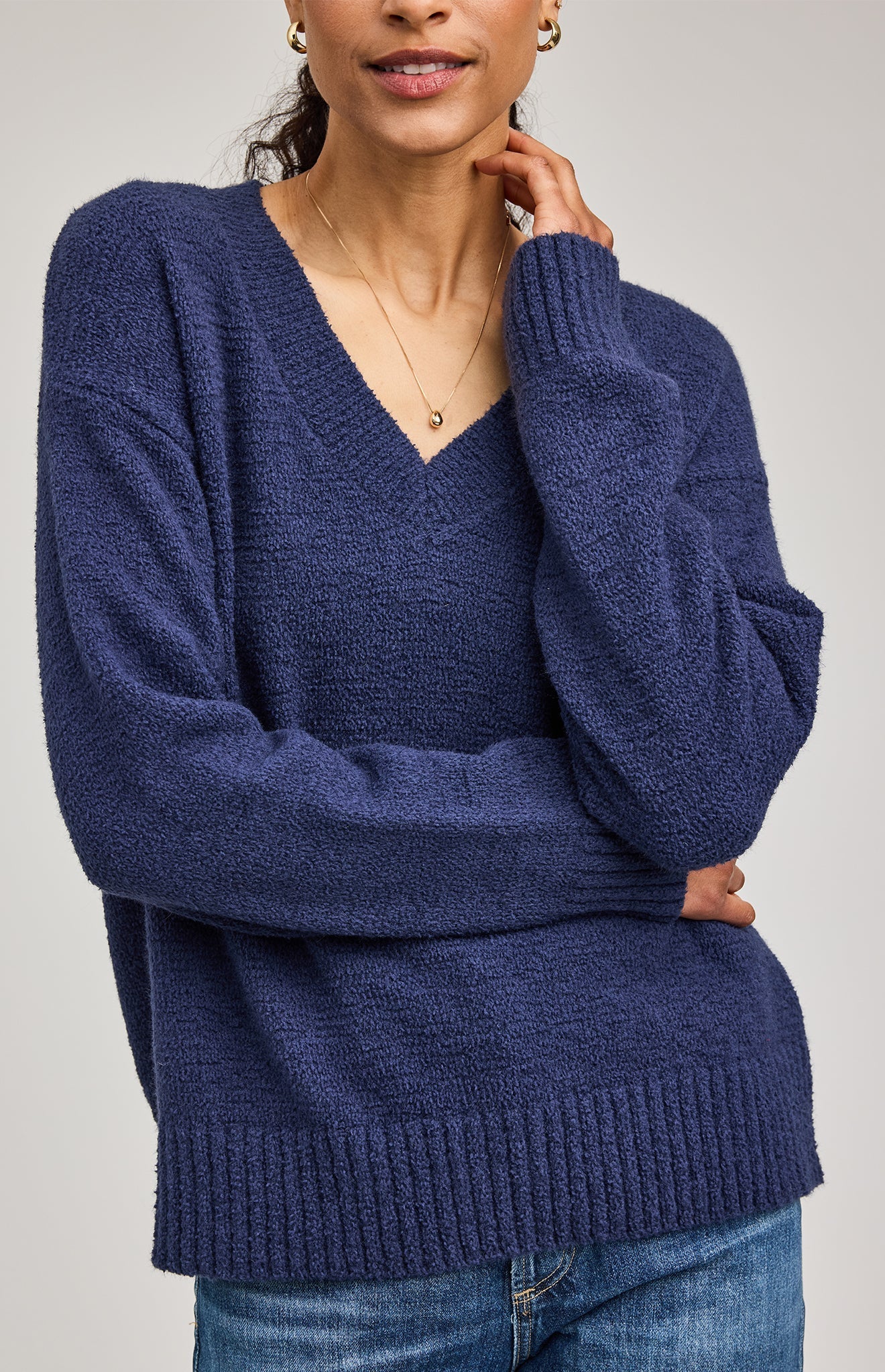 Tilda V-Neck Sweater | Gentle Fawn