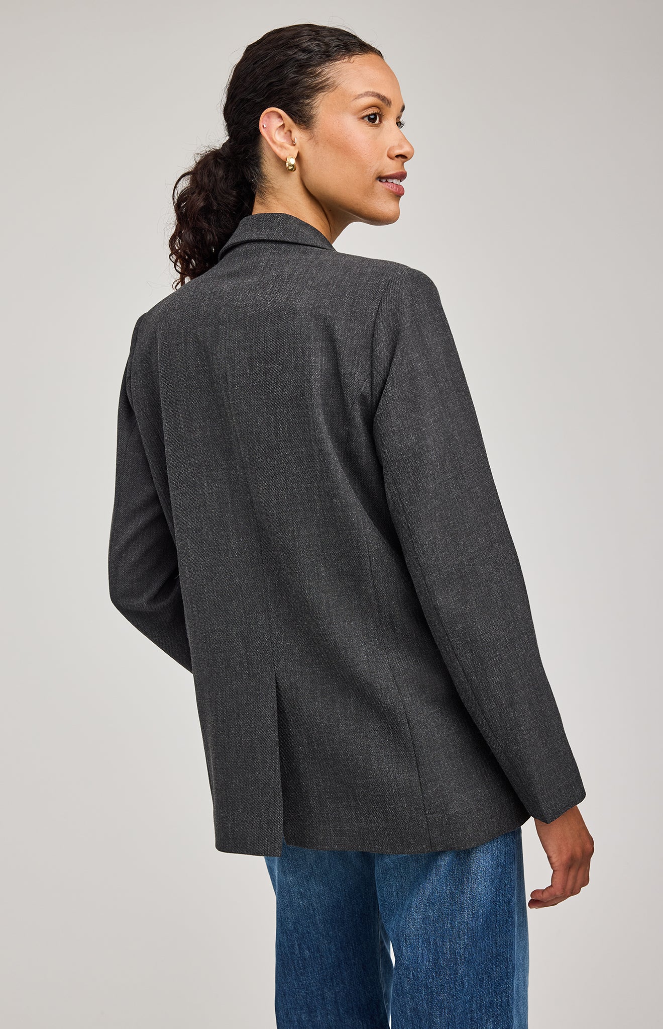 Jeanie Blazer - Heather Charcoal | Gentle Fawn
