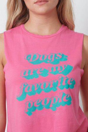 "Dogs are my favourite people" Tank - Good Hyouman