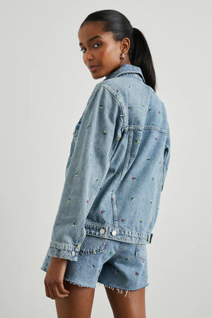 Grove Boyfriend Jacket - Flower Field | Rails