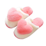 Plush Heart Slippers - Bright Pink | Lyla & Luxe