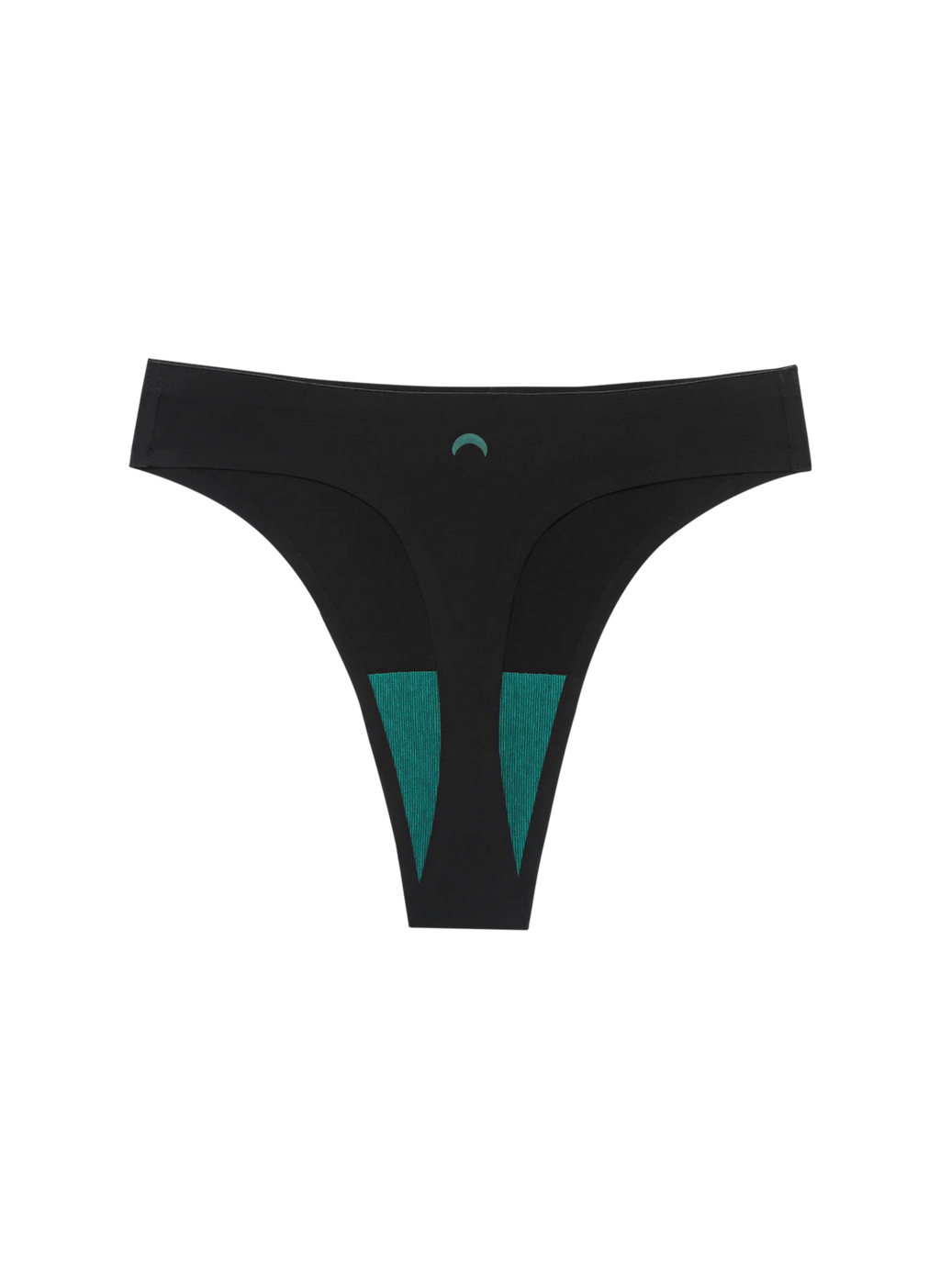 Seamless High Rise Thong - Black | HUHA