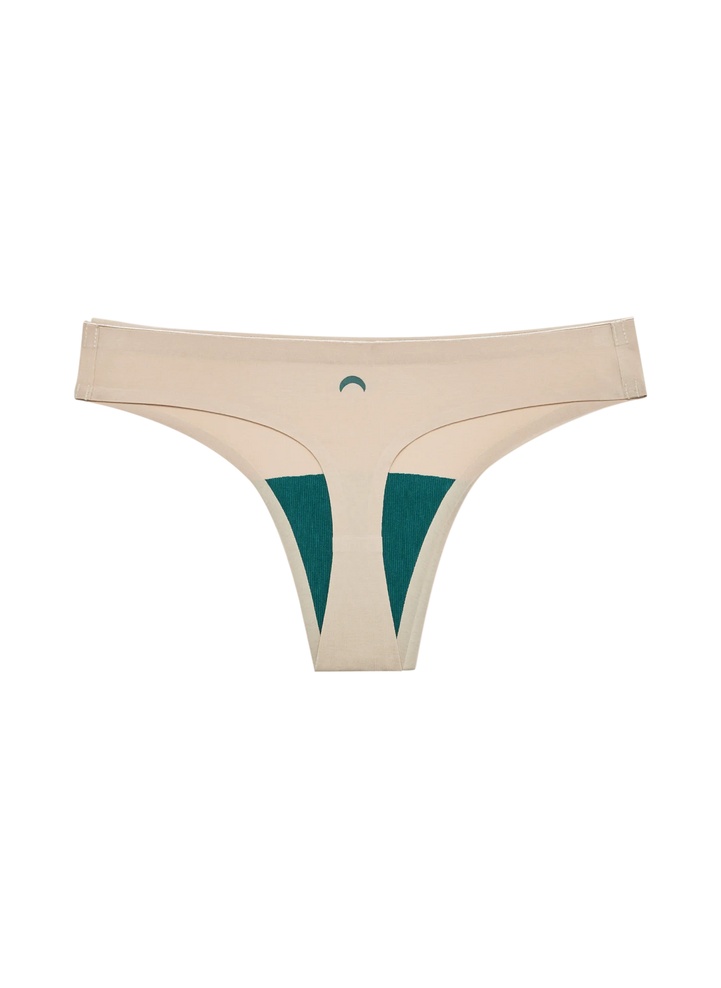 Seamless Low-Mid Rise Thong - Beige | HUHA