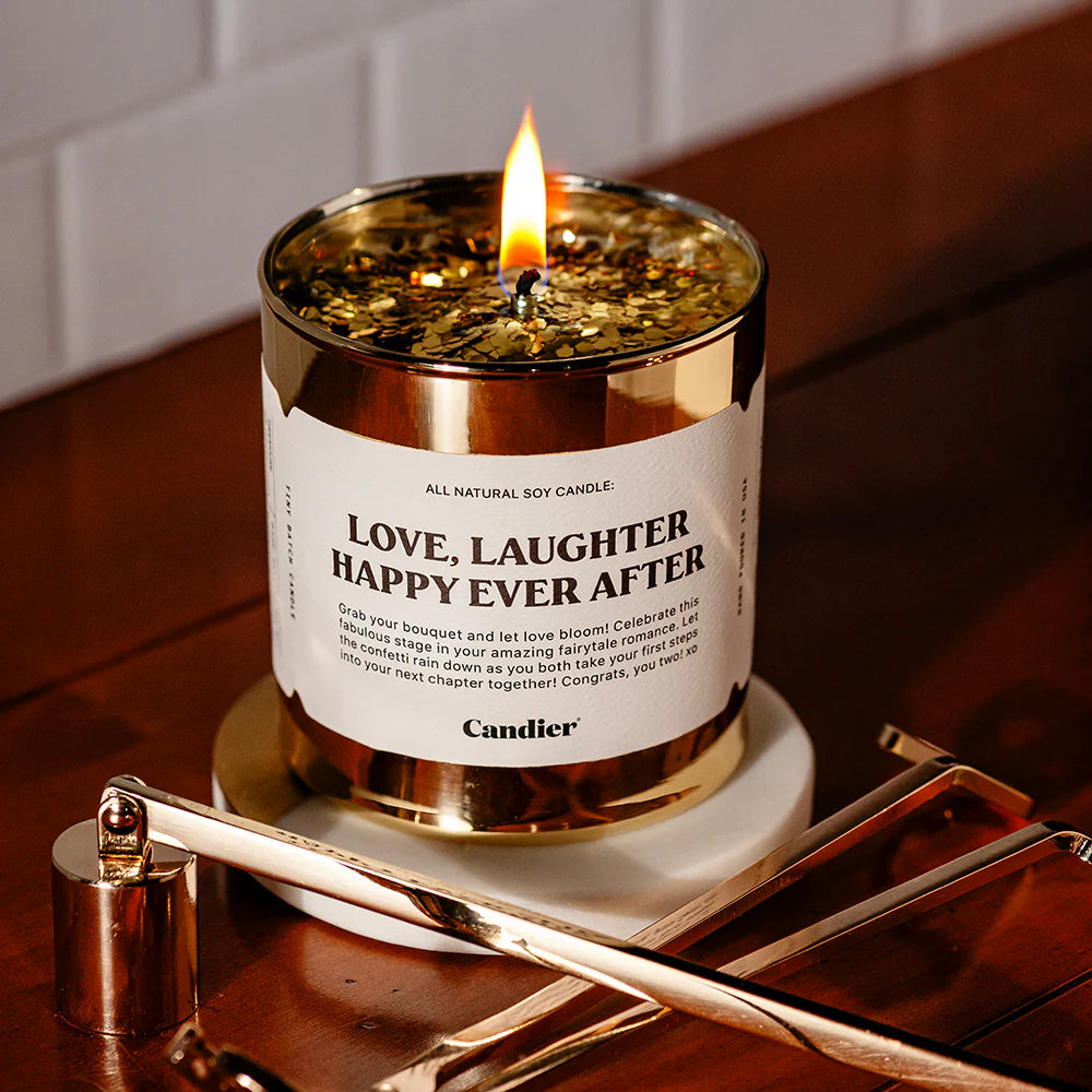 Love Laughter Happy Ever After | Candier Candle