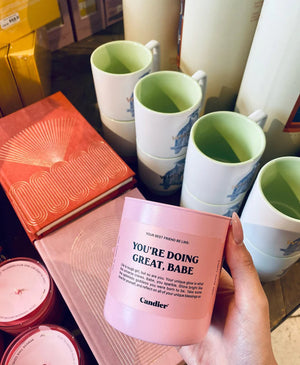 You're Doing Great Babe Candle - Candier