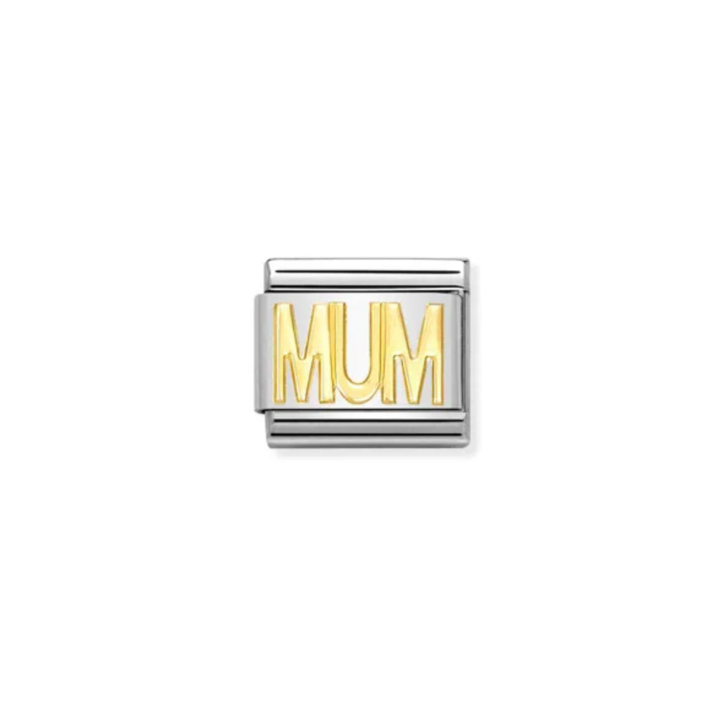 Gold "MUM" - Composable link | Nomination Italy