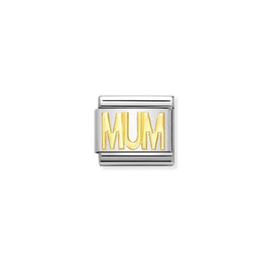 Gold "MUM" - Composable link | Nomination Italy